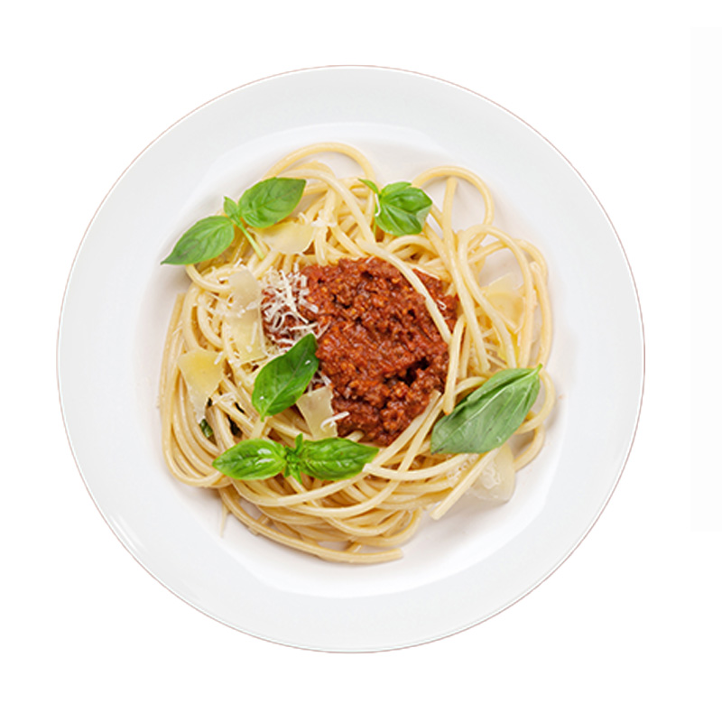 Nudeln mit Bolognese- Sauce